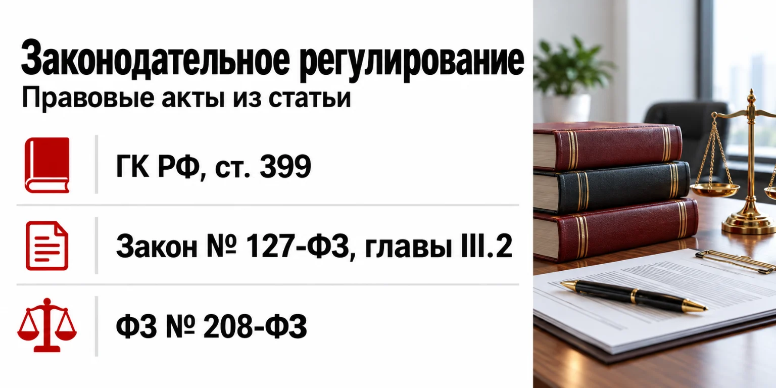 Инфографика: Правовые акты, упомянутые в статье о субсидиарной ответственности