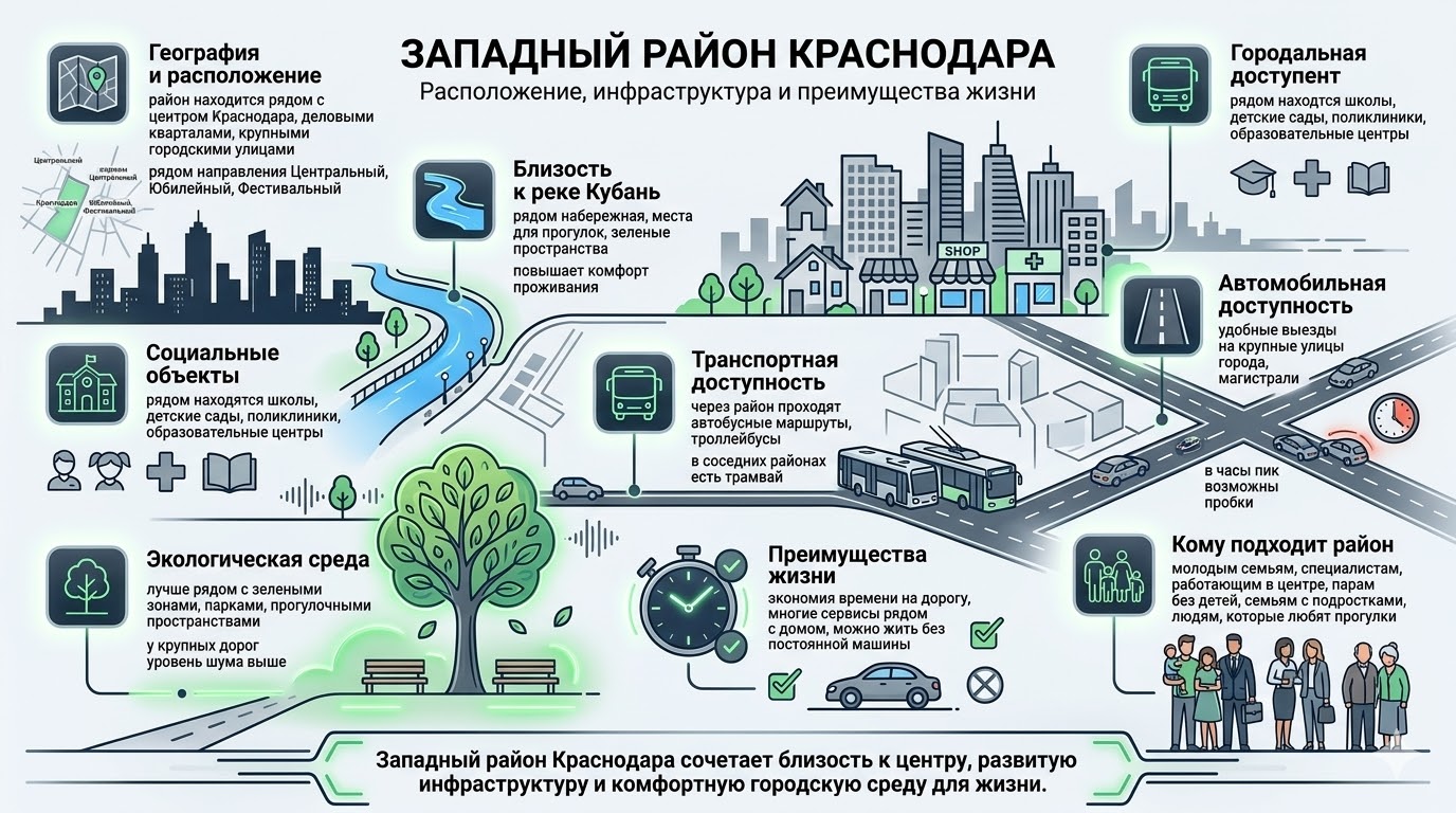 Западный район краснодара