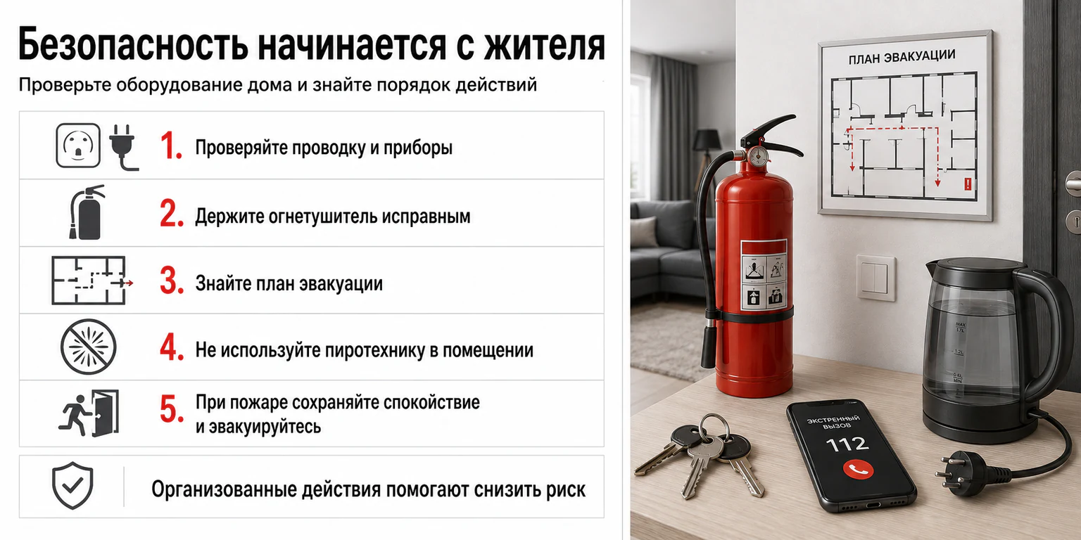 Инфографика: безопасность начинается с жителя