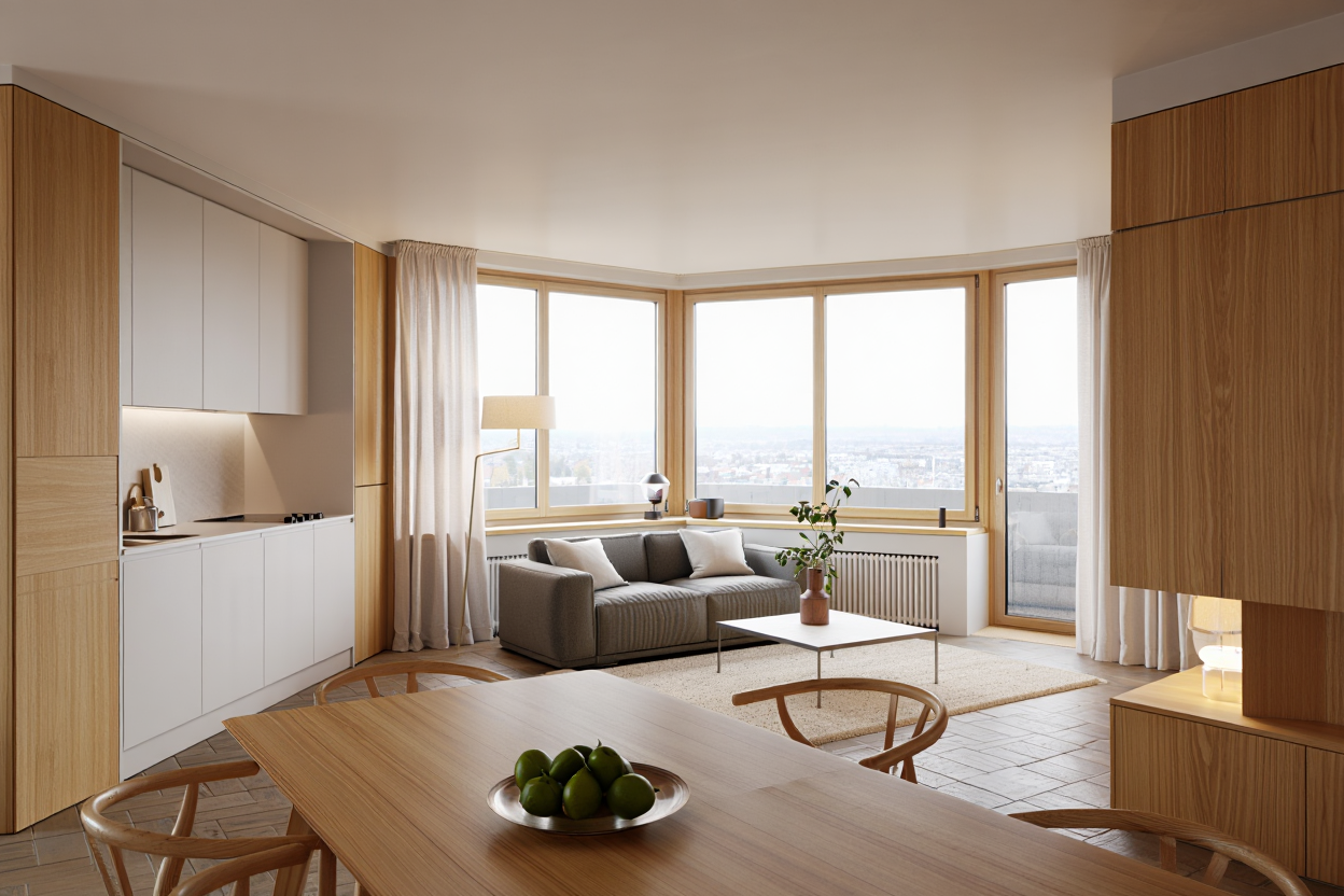 Особенности планировки угловых квартир