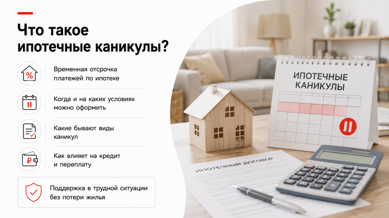 Что такое ипотечные каникулы