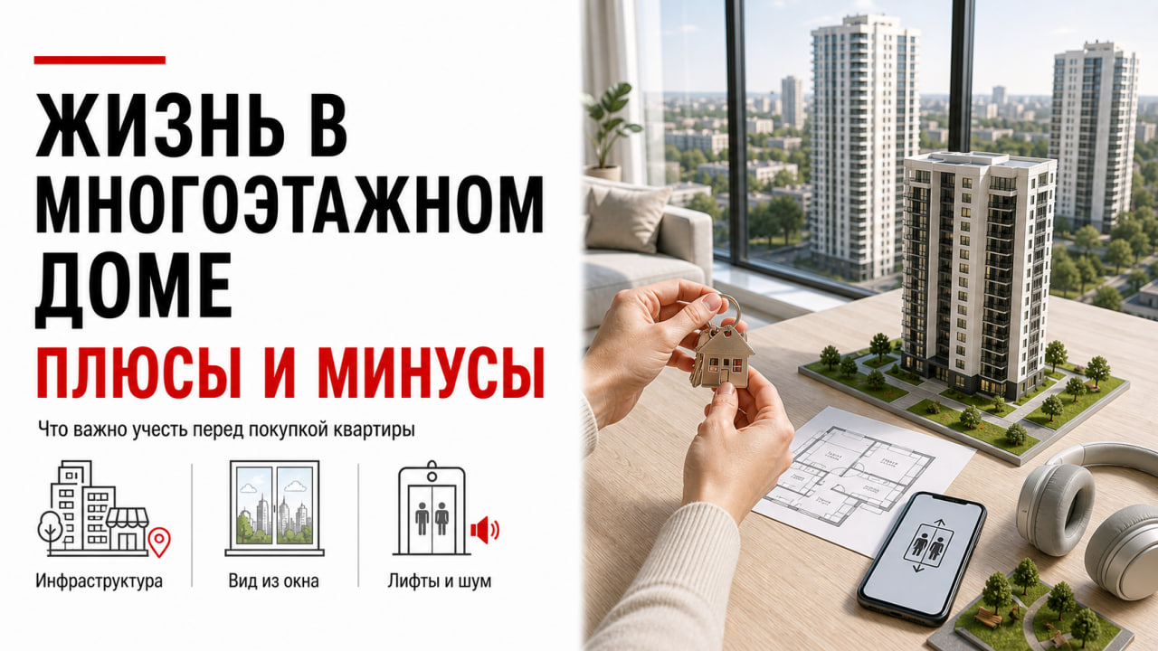 Жизнь в многоэтажном доме: Плюсы и Минусы многоэтажек