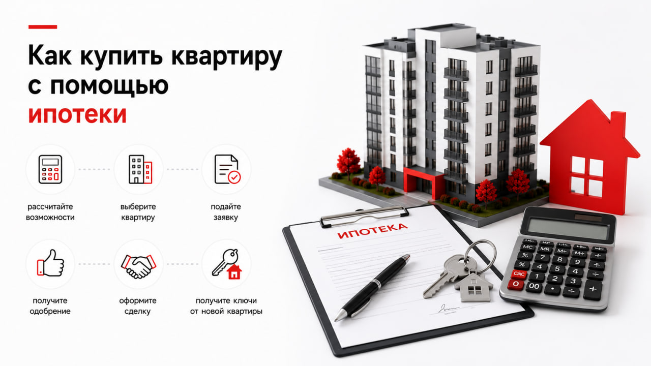 Как купить квартиру с помощью ипотеки
