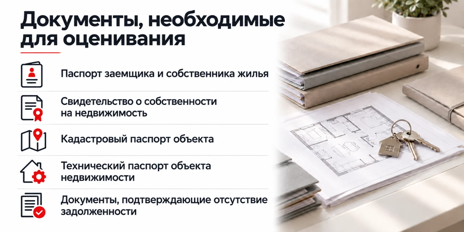 Инфографика: документы для оценки квартиры
