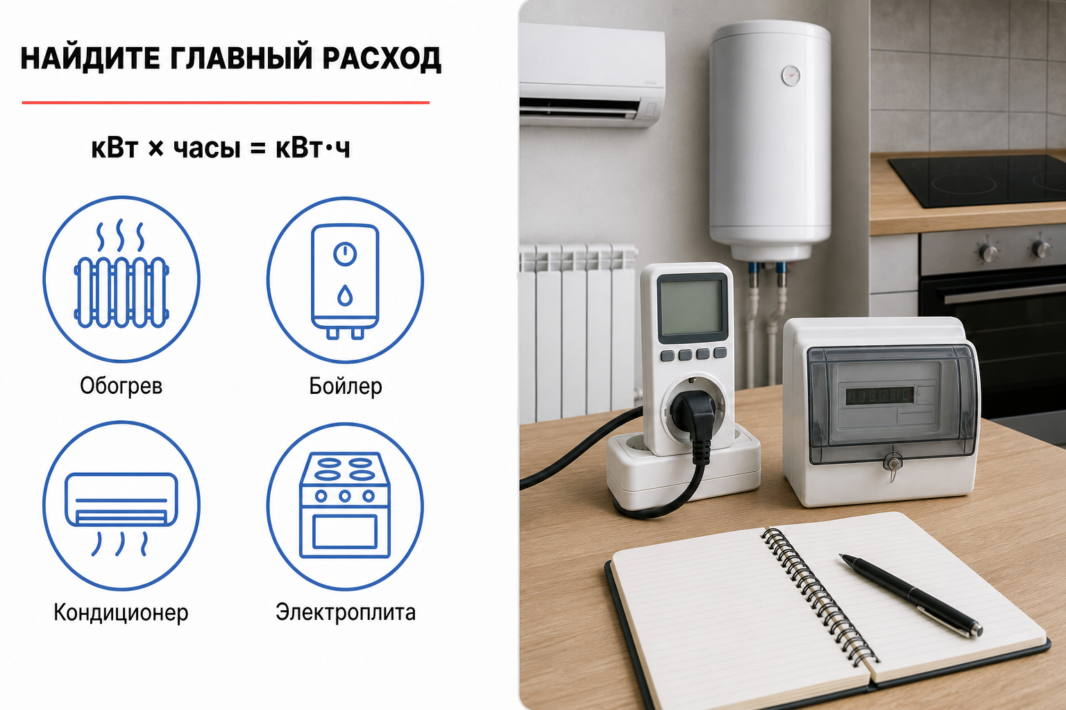 Как найти основные источники расхода электроэнергии