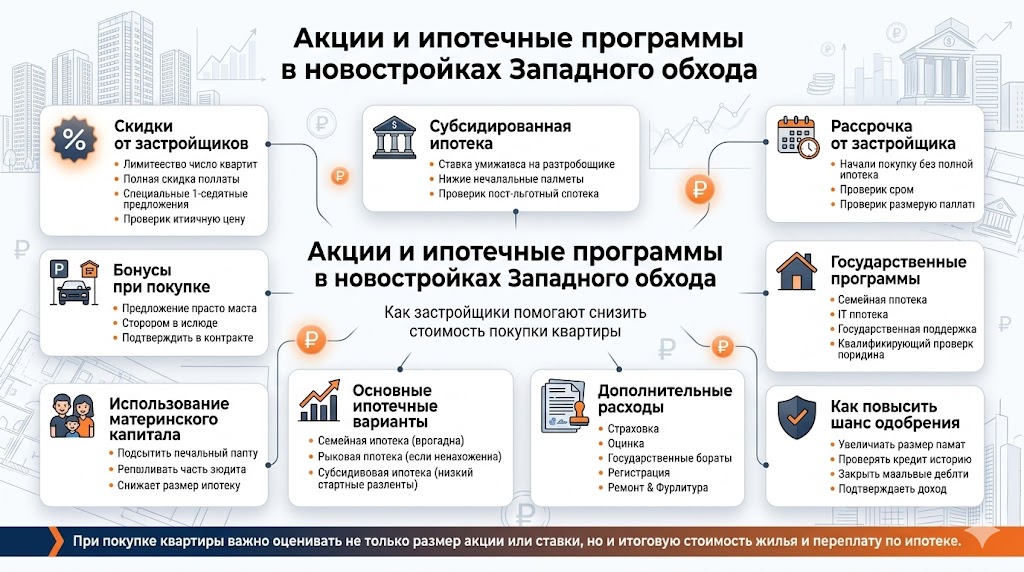 Акции и ипотечные программы в новостройках