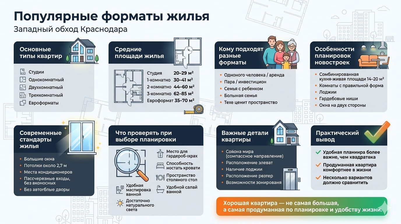 Популярные форматы жилья