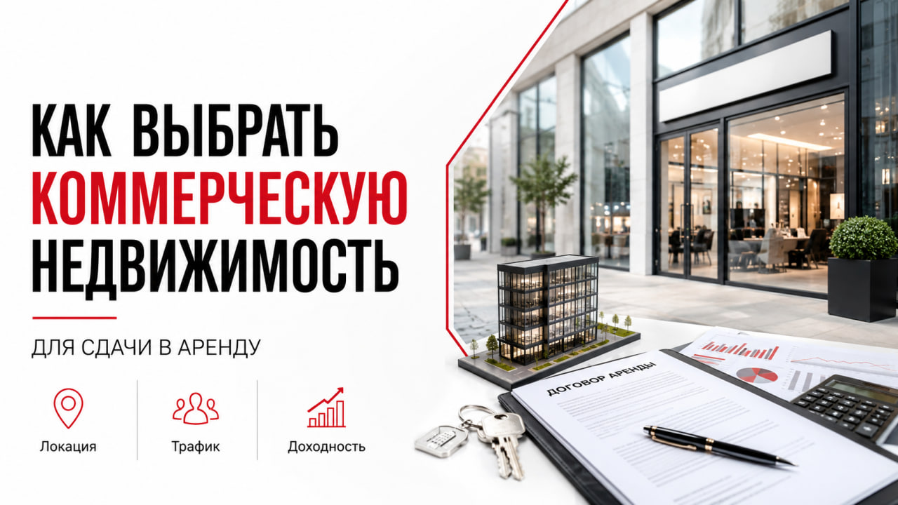 Как выбрать коммерческую недвижимость, чтобы сдавать ее в аренду