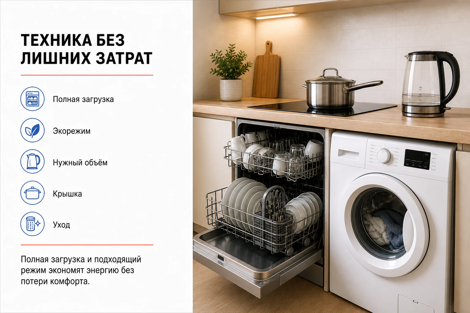 Как экономно пользоваться бытовой техникой