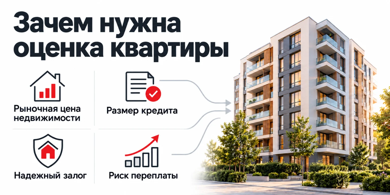 Инфографика: зачем нужна оценка квартиры