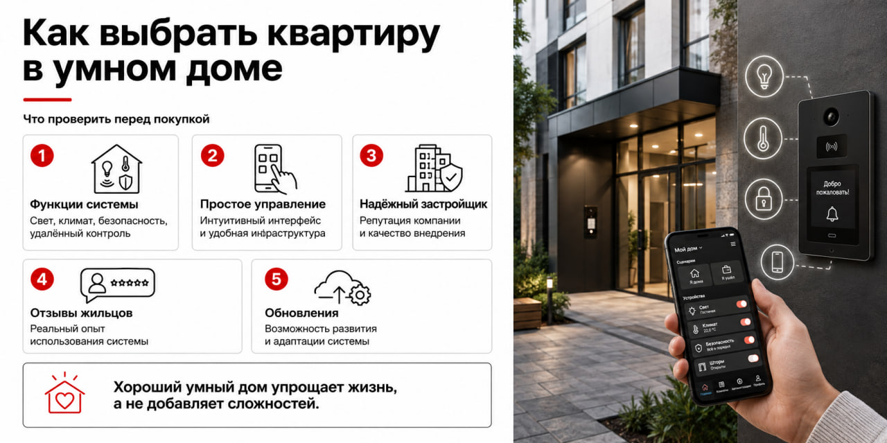 Как выбрать квартиру в умном доме от застройщика