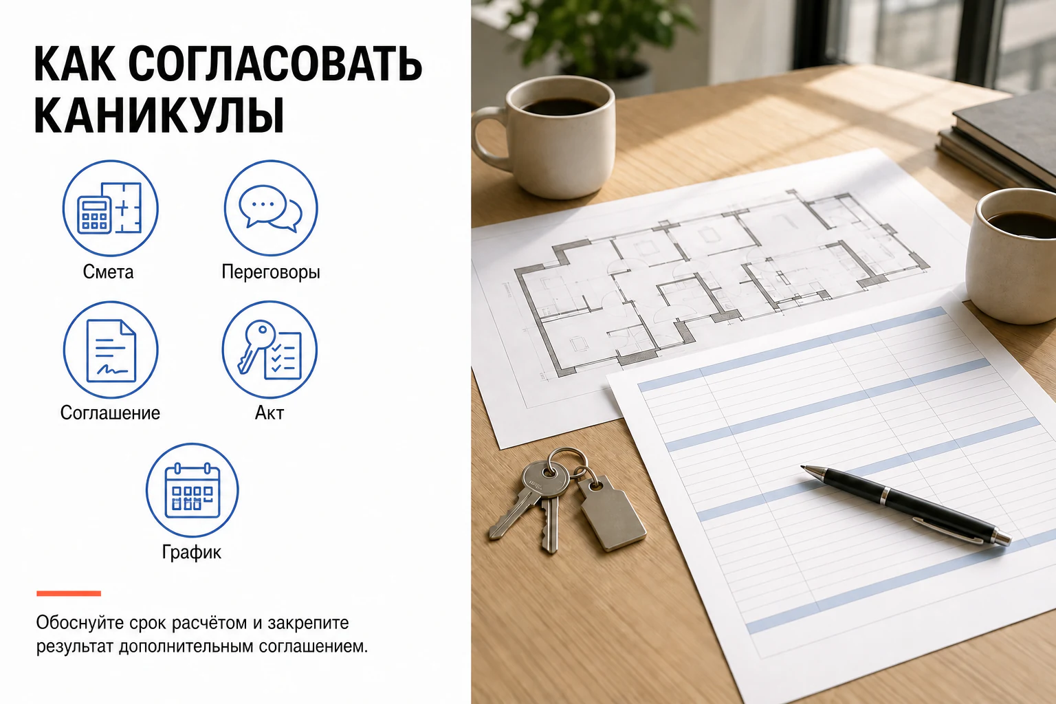 Как согласовать арендные каникулы