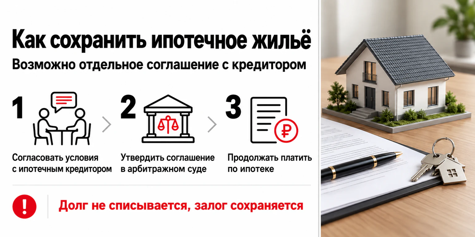 Этапы отдельного мирового соглашения по единственному ипотечному жилью
