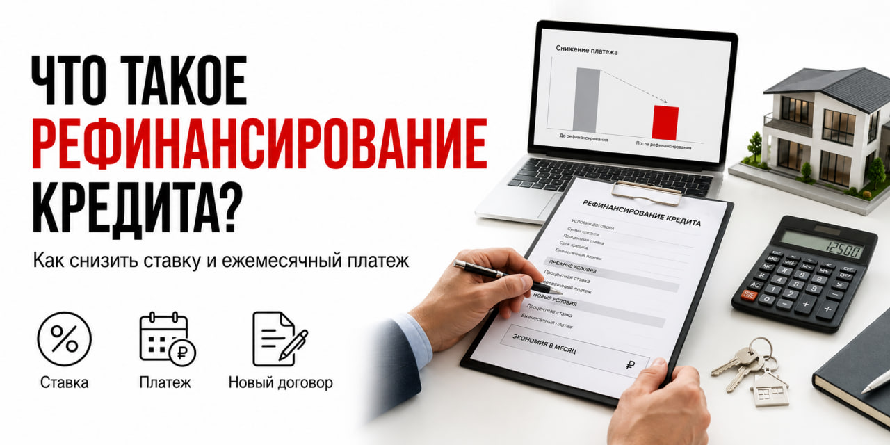 Что такое рефинансирование кредита