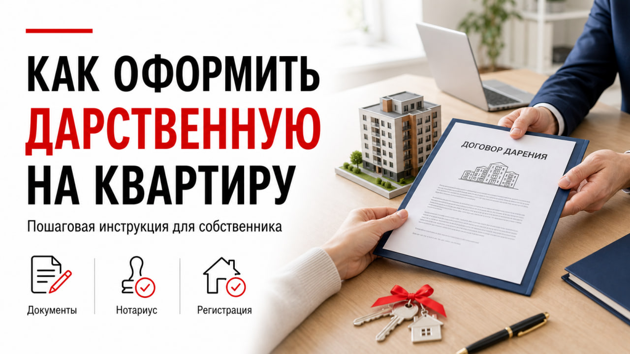 Как оформить дарственную на квартиру