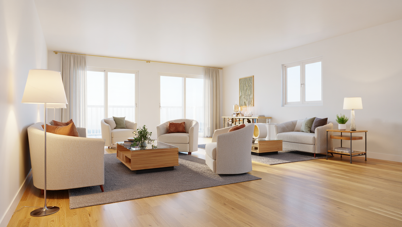 Как выбрать мебель для белого интерьера