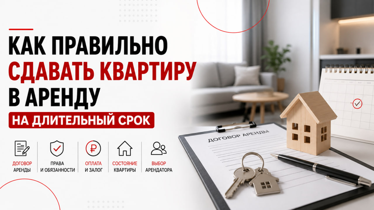 Как правильно сдавать квартиру в аренду на длительный срок