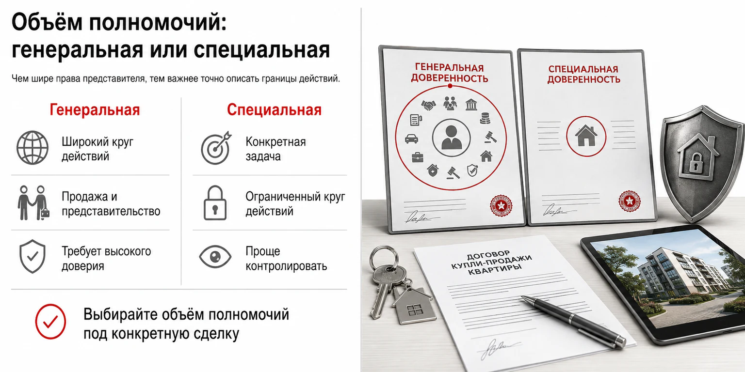 Инфографика: объём полномочий по доверенности
