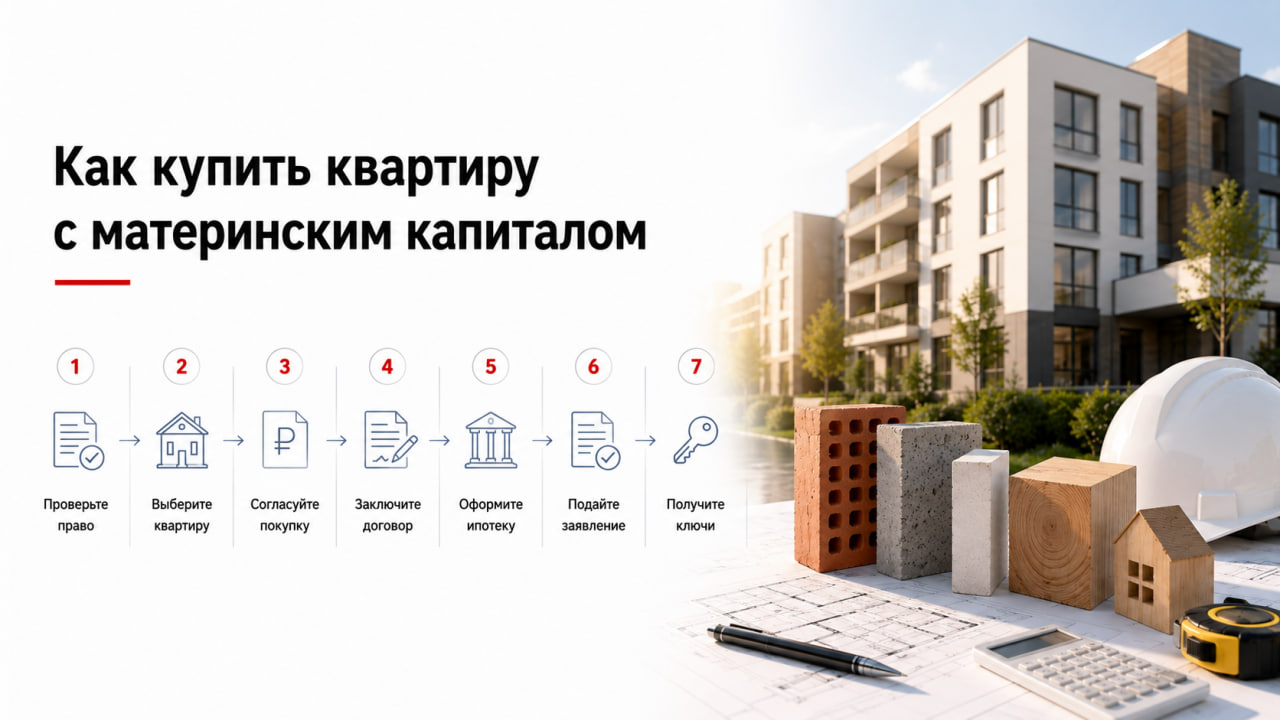 как купить квартиру с материнским капиталом