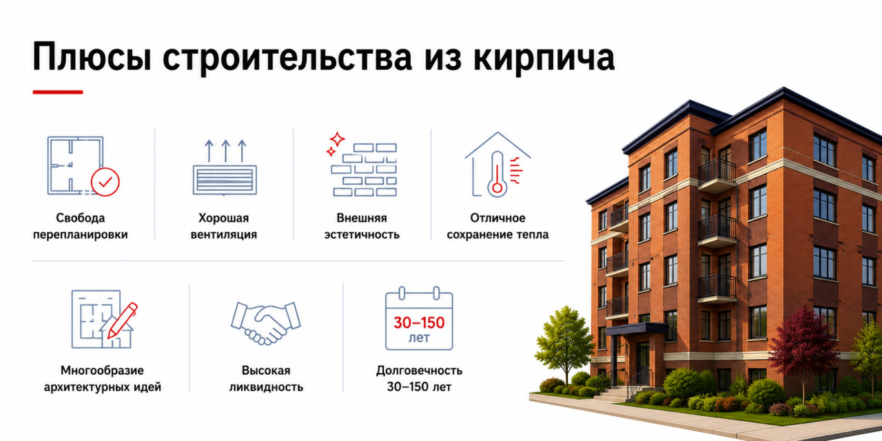 Новостройки из кирпича