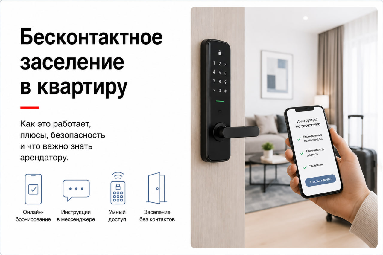 Бесконтактное заселение в квартиру