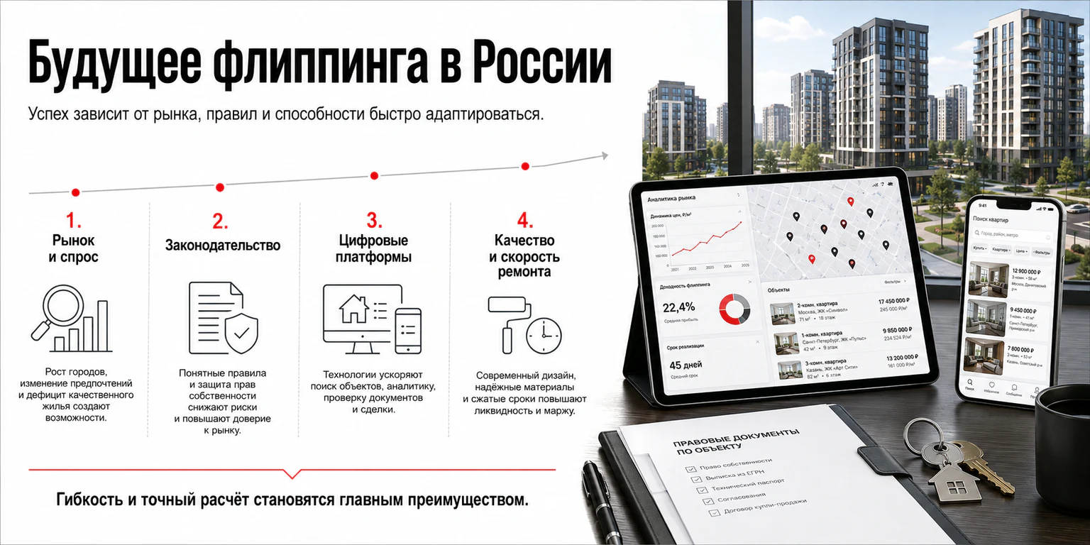 Инфографика: перспективы флиппинга недвижимости в России
