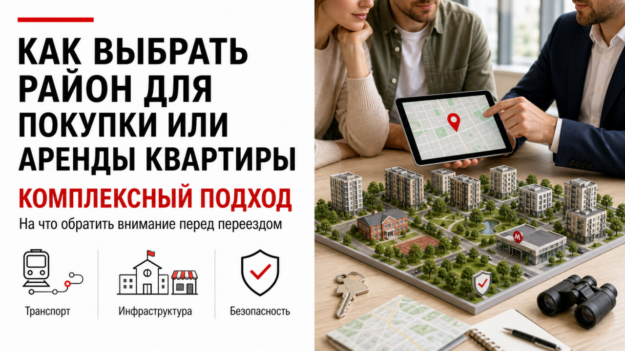Как выбрать район для покупки или аренды квартиры: комплексное руководство