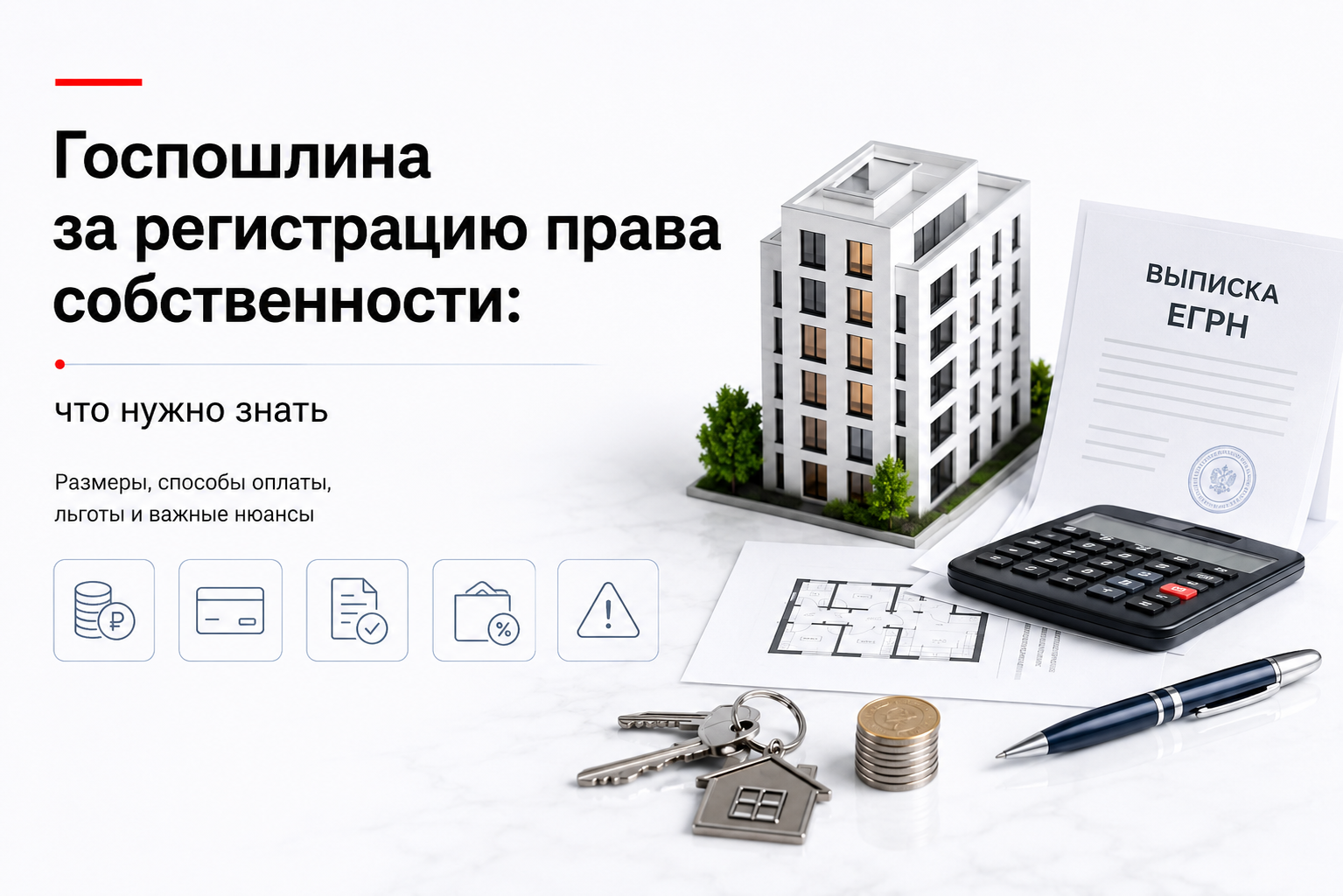 Госпошлина за регистрацию права собственности: что нужно знать