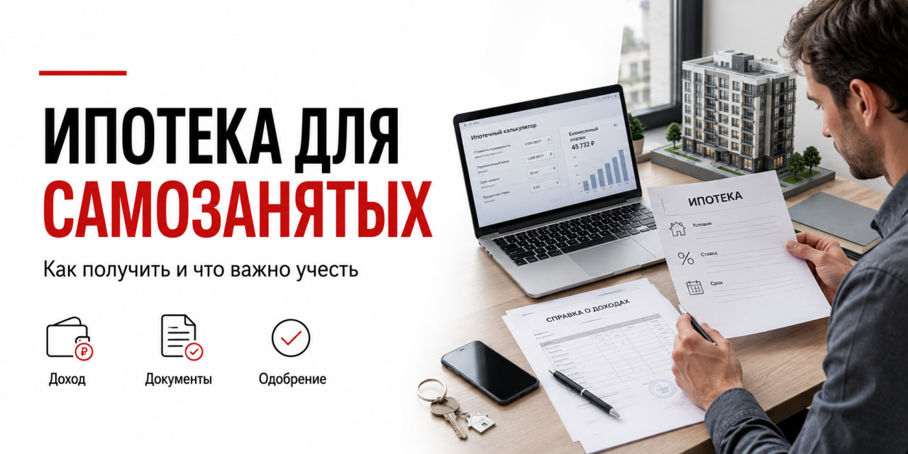 Ипотека для самозанятых