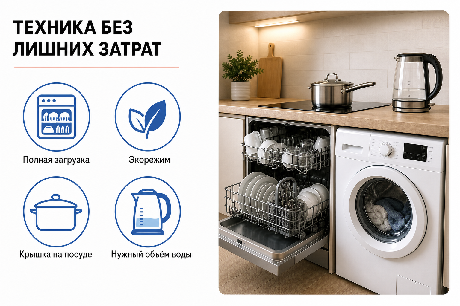 Как экономно пользоваться бытовой техникой
