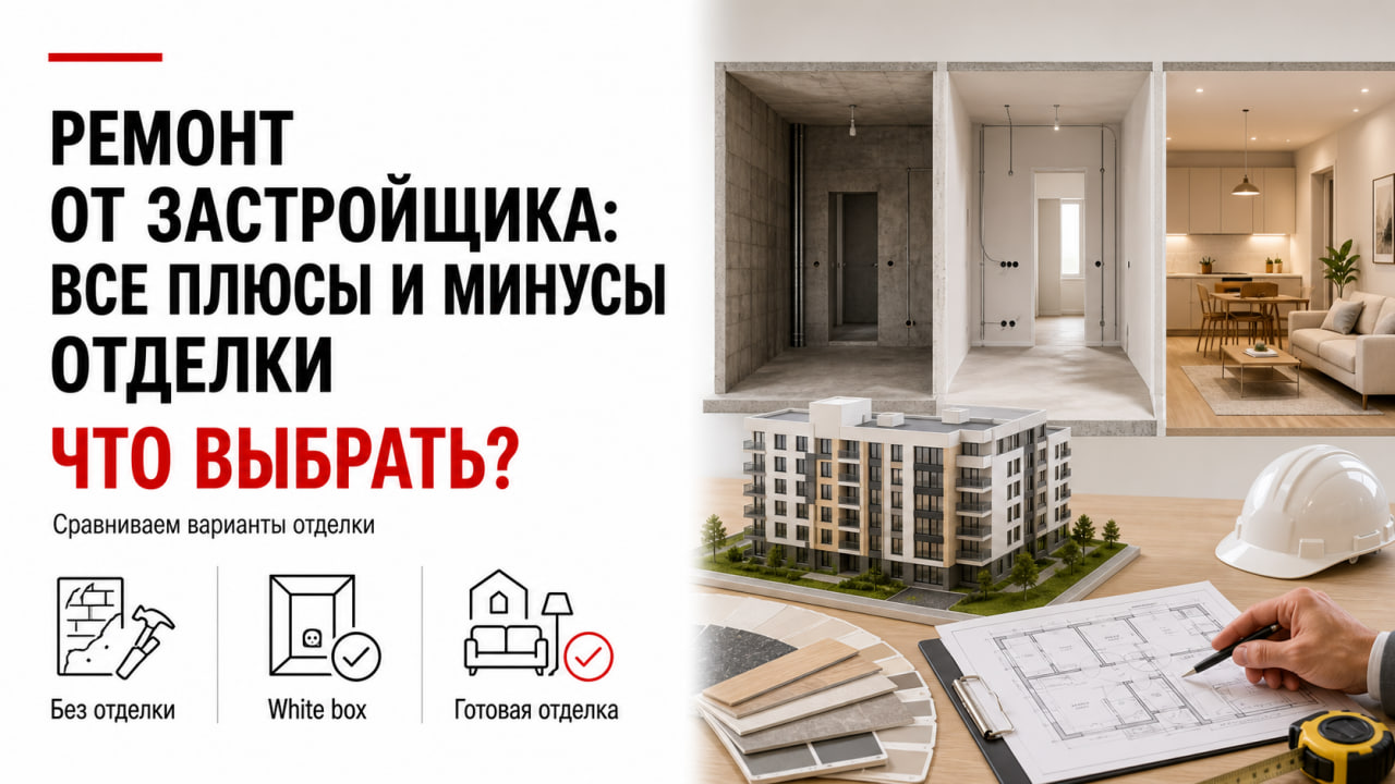 Ремонт от застройщика: все минусы и плюсы отделок