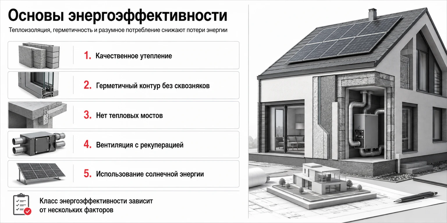 Инфографика: основы энергоэффективности