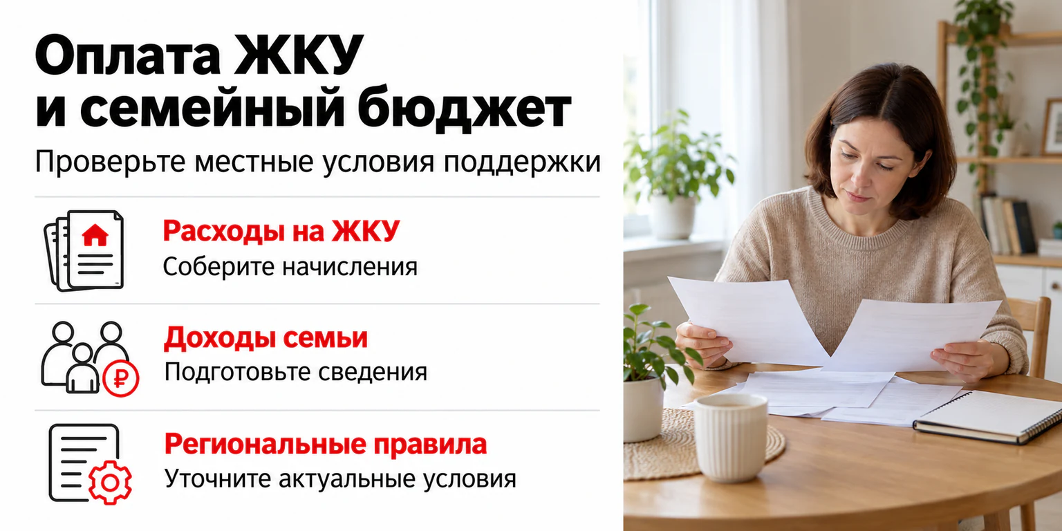 Подготовка к обращению за субсидией на оплату ЖКУ: соберите данные о начислениях и доходах семьи и уточните региональные условия