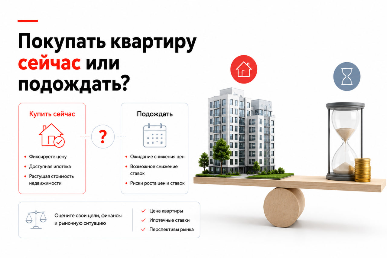 Покупать квартиру сейчас или подождать