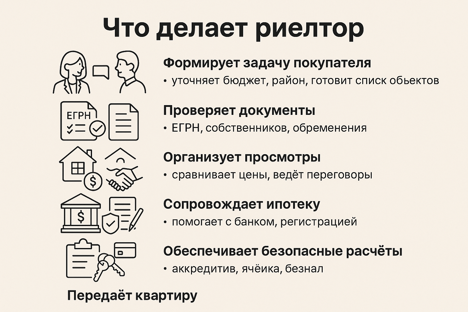 что должен делать риелтор