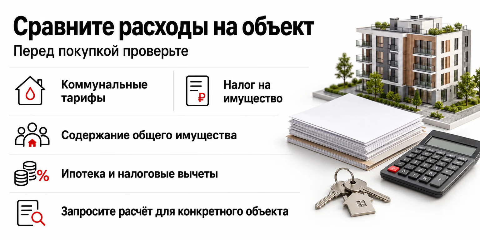 Перечень расходов, которые стоит сравнить перед покупкой недвижимости