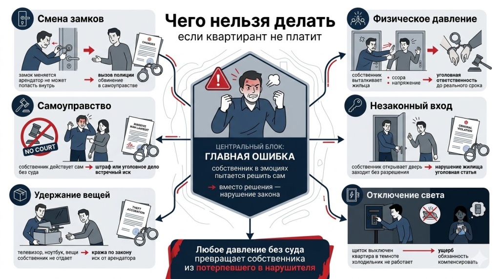 Какие методы воздействия на должников незаконны (Чего делать нельзя)