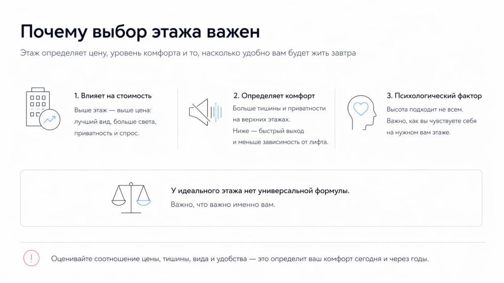 Почему выбор этажа важен