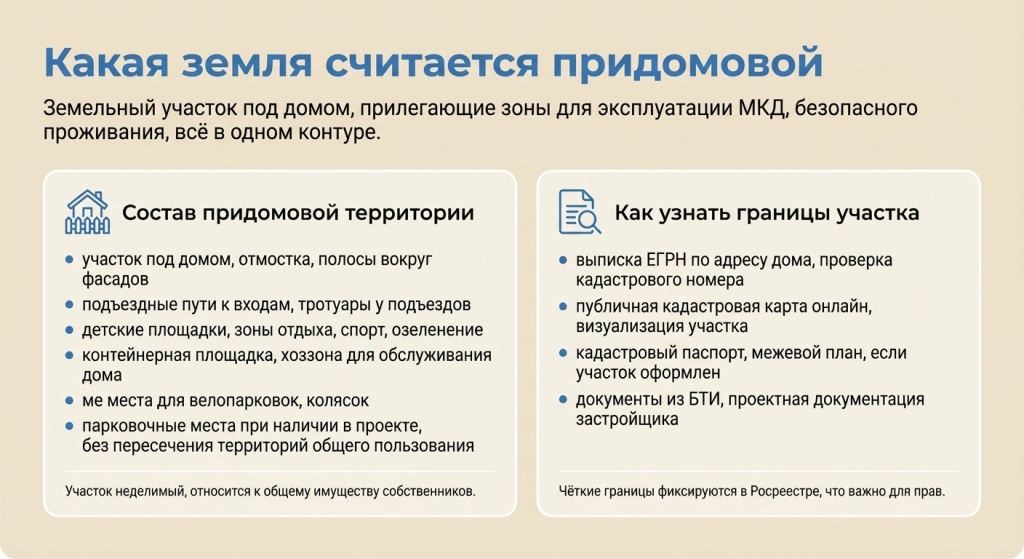 Кака земля считается придомовой территоерией