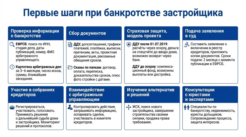 как проверить застройщика на банкротство