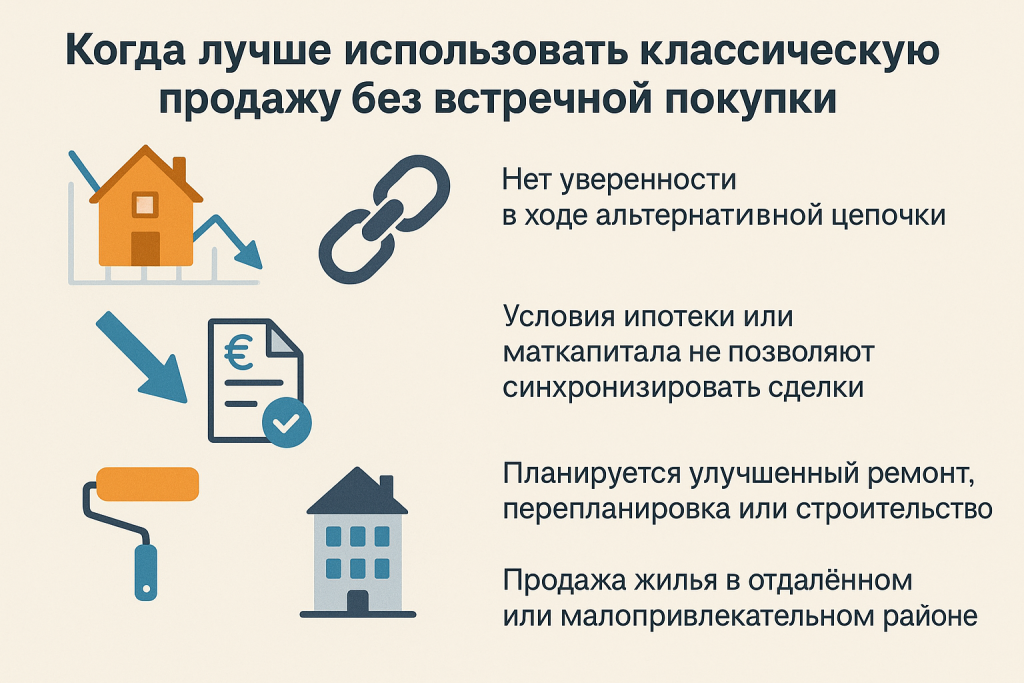 Когда лучше использовать классическую продажу без встреч