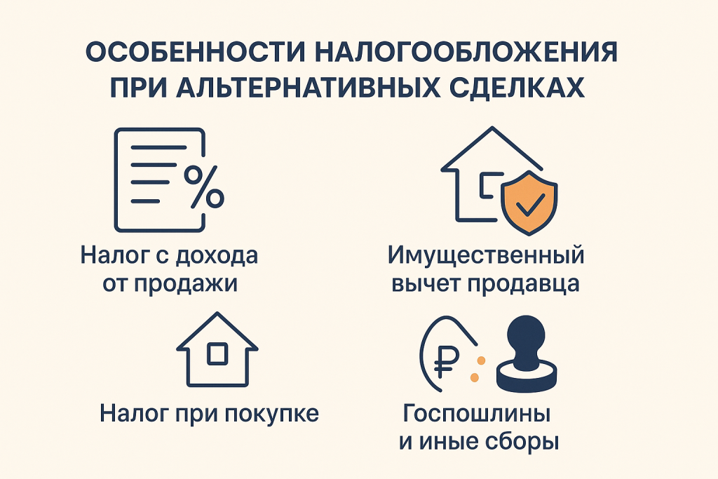 Особенности налогообложения при альтернативных сделках 