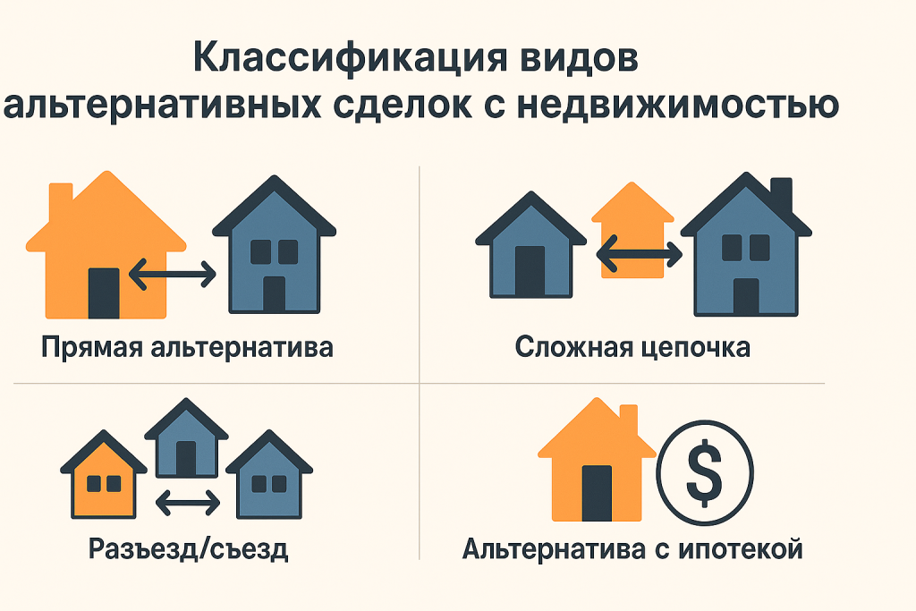Классификация альтернативных сделок с недвижимостью