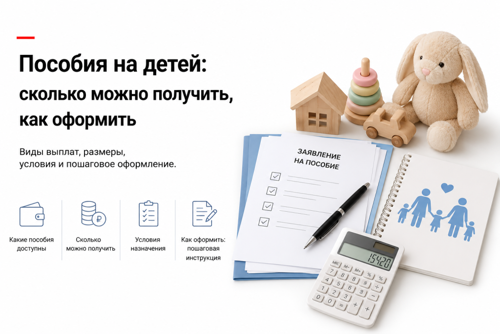 Пособия на детей: сколько можно получить, как оформить