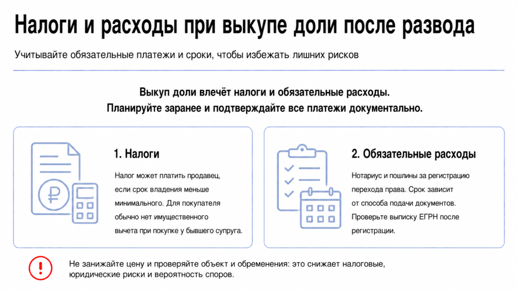 Налоги и расходы