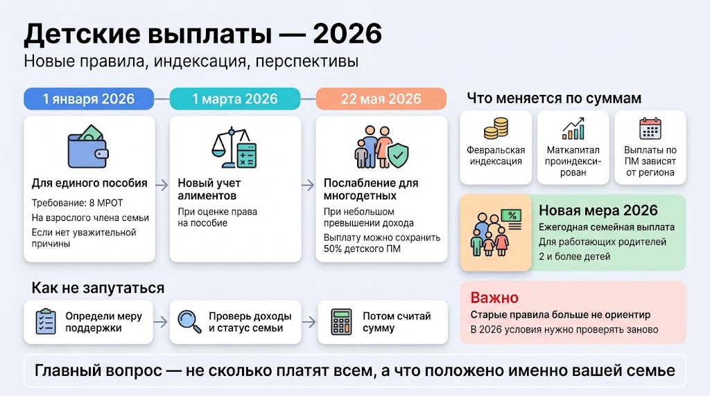 Изменения в правилах, перспективы выплат