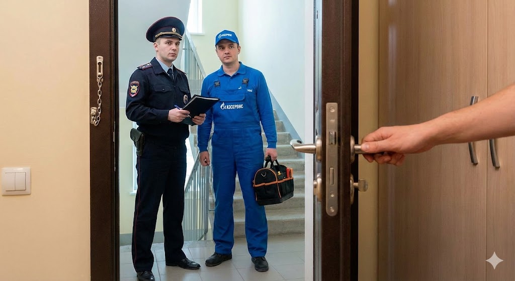 Кто может требовать открыть дверь по закону