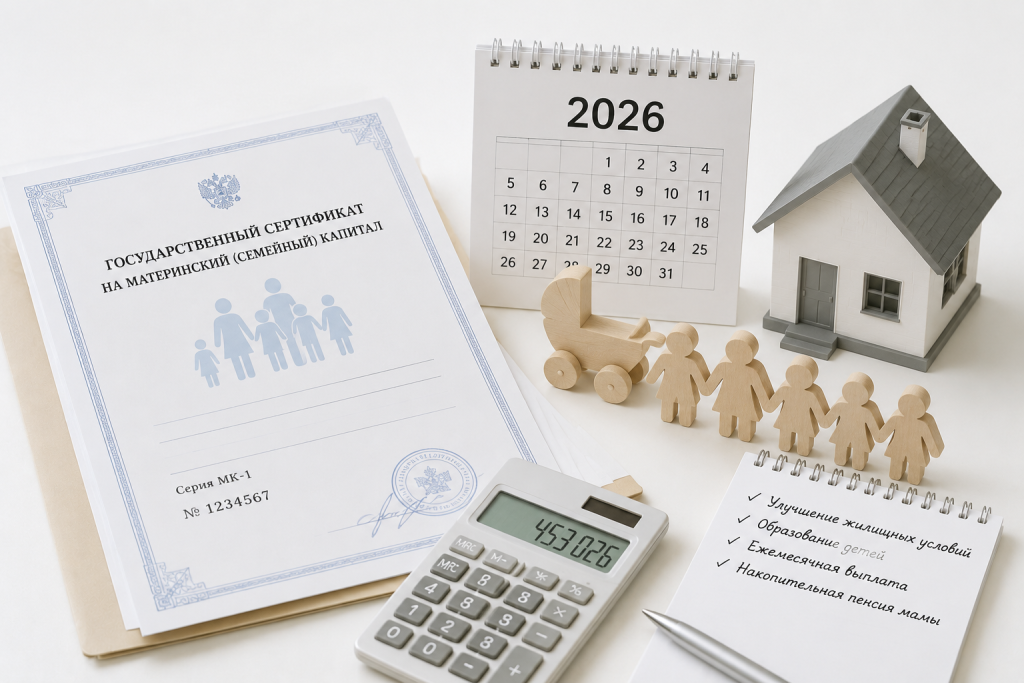 Материнский капитал на третьего ребенка в 2026 году