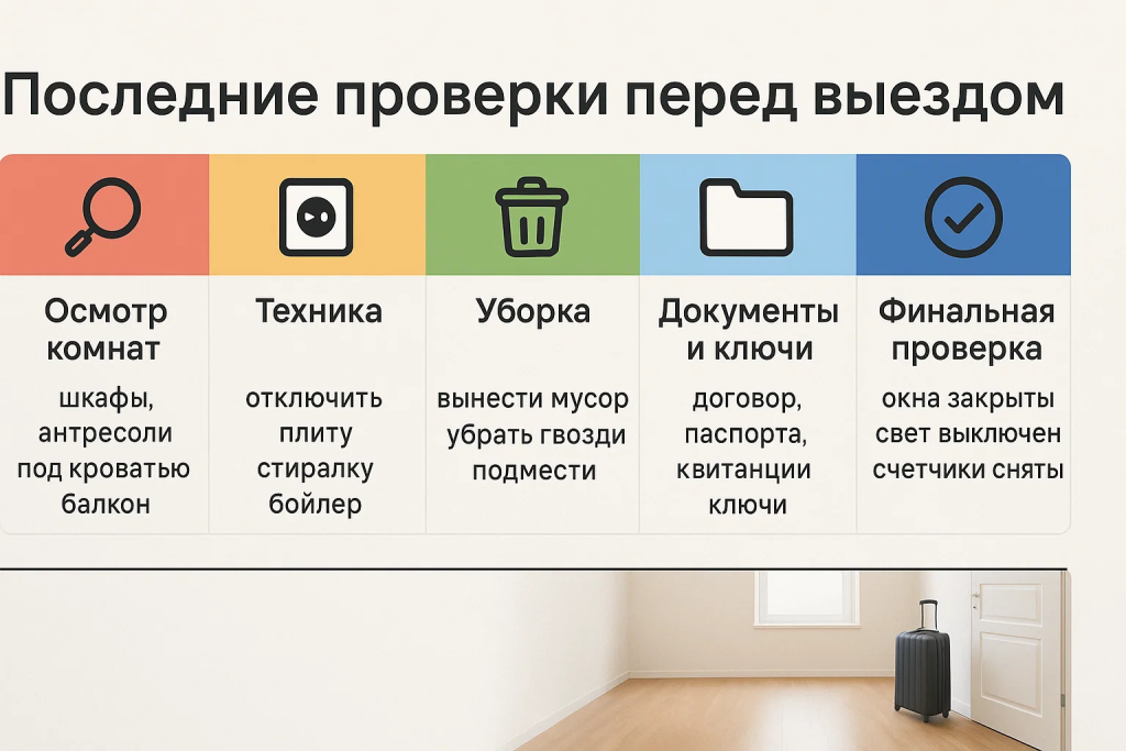 Последние проверки перед переездом в новую квартиру Последние проверки перед переездом в новую квартиру