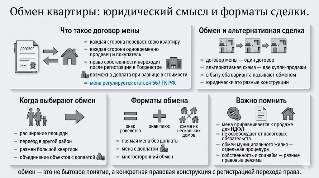 Обмен квартиры формат сделки